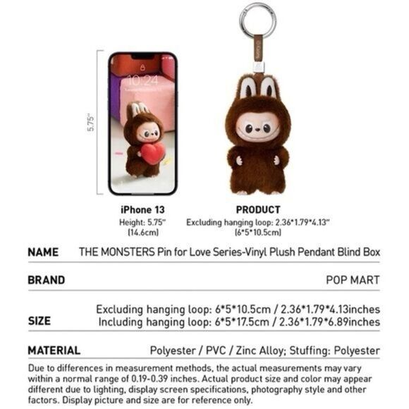 Pop Mart Pin For Love Labubu - Z - Picture 9 of 16